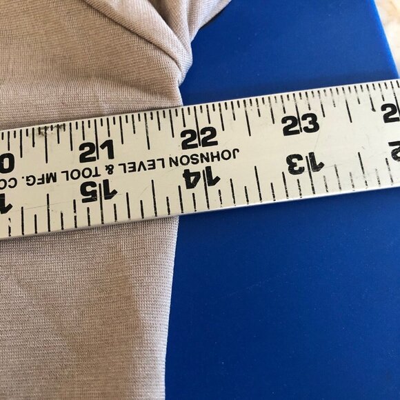 Lildy Womens Plaid Tunic Top NWT Split 3/4 Slv L XL Relax Neutral Office Casual - Picture 8 of 10